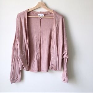 Sadie & Sage Dusty Rose Cardigan
